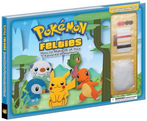 Pikachu Press/Pokemon Felties@How to Make 16 of Your Favorite Pokemon